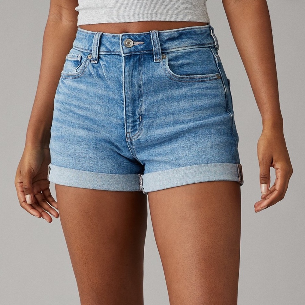 AE High Rise Mom Shorts